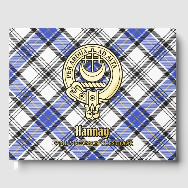 Hannay Family Reunion Foil Guest Book (Front)