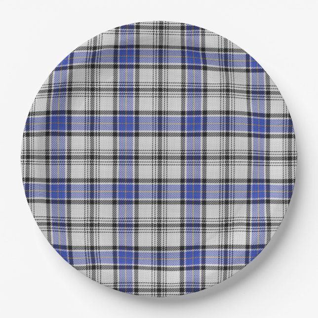 Hannay Tartan Paper Plates (Front)