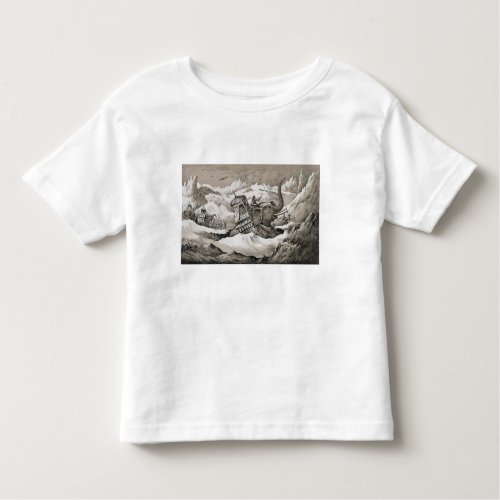 Hannibal 247_c183 BC and his war elephants cros Toddler T_shirt