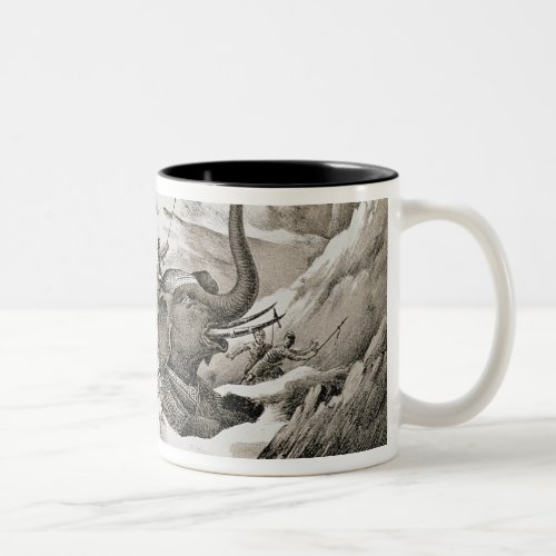 Hannibal 247_c183 BC and his war elephants cros Two_Tone Coffee Mug