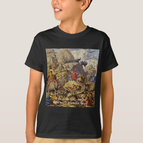 Hannibal Barca  Army  Quote Gifts  Cards T_Shirt