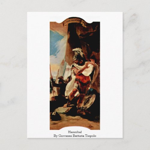 Hannibal By Giovanni Battista Tiepolo Postcard