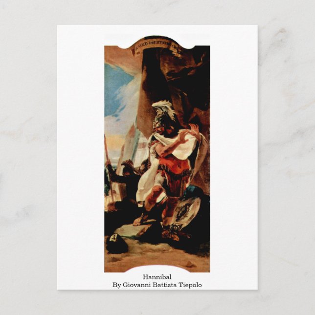 Hannibal By Giovanni Battista Tiepolo Postcard (Front)