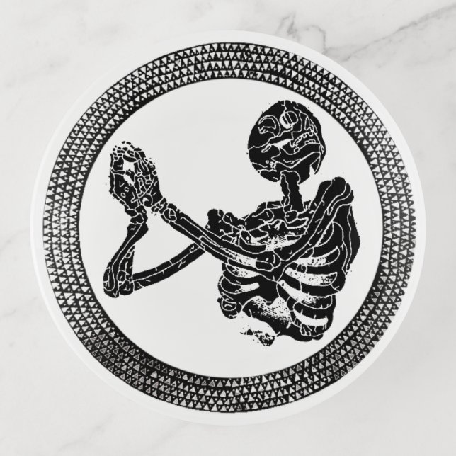 Hannibal Church Floor Skeleton Trinket Tray (Front)