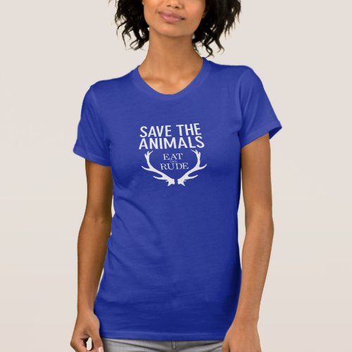 Hannibal Eat the Rude  Save the Animals T_Shirt