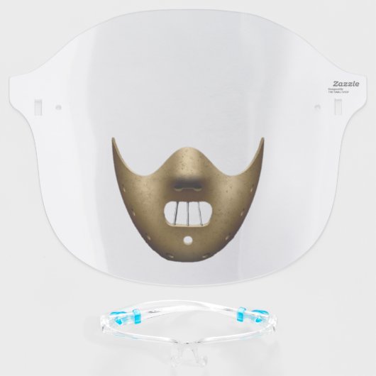 HANNIBAL LECTER  FACE SHIELD (Front w/Glasses)