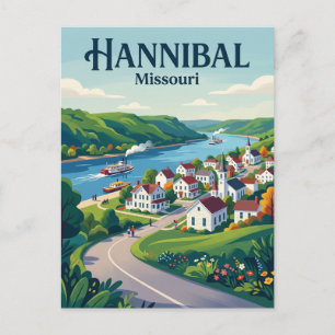 Hannibal Missouri Postcard
