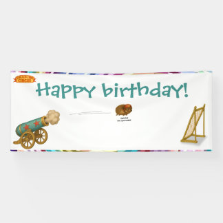 Hannibal the Cannonball birthday Banner