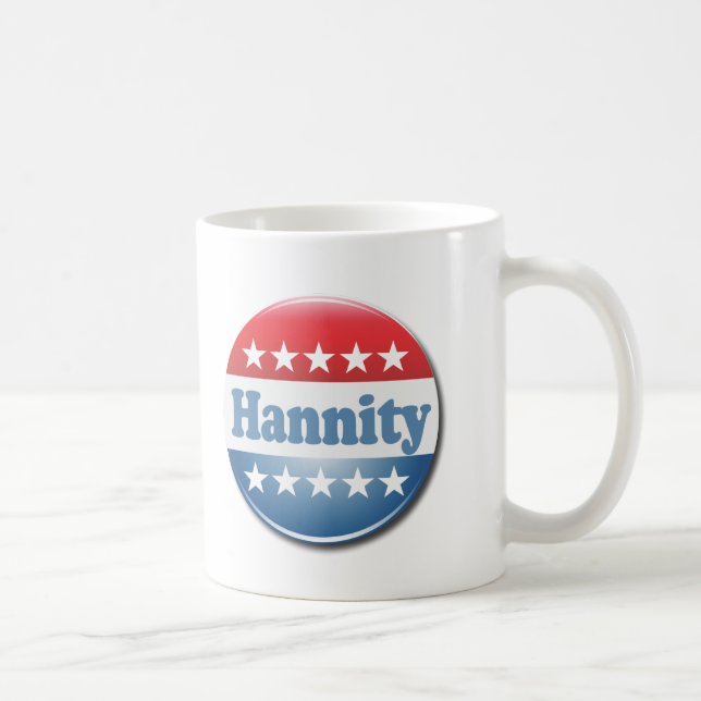 Hannity Button Coffee Mug (Right)