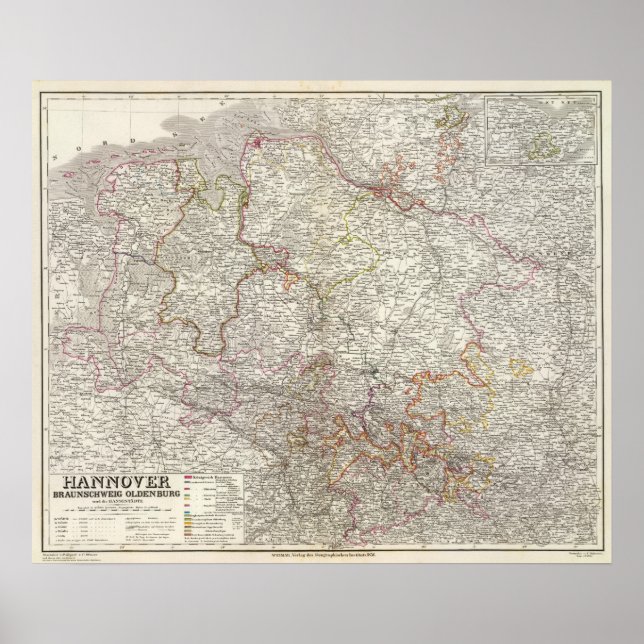 Hannover, Braunschweig, Oldenburg Poster (Front)