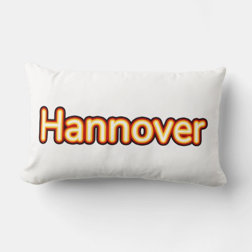 Hannover Deutschland Germany Lumbar Pillow