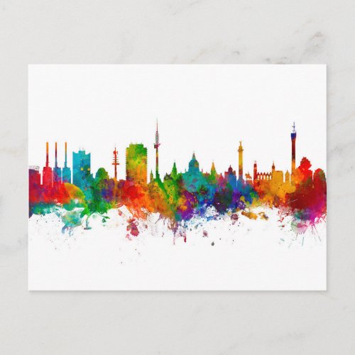 Hannover Germany Skyline Postcard