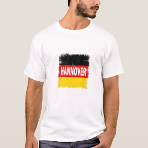Hannover - Germany With German Flag T-Shirt