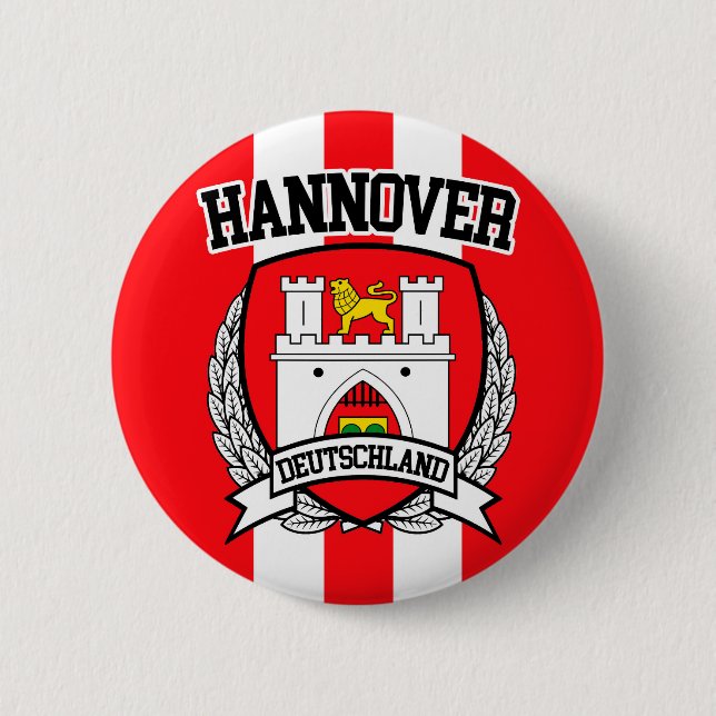 Hannover Pinback Button (Front)
