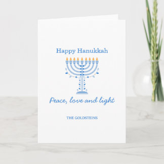 Hannukah greeting card - Happy Hanukkah