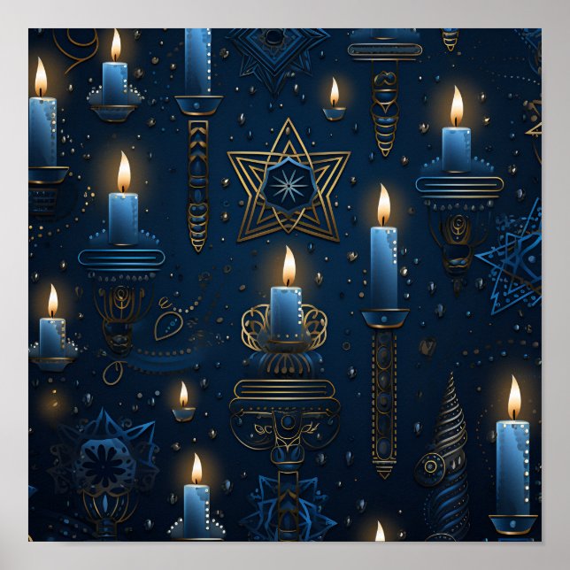 Hannukah Holiday poster (Front)