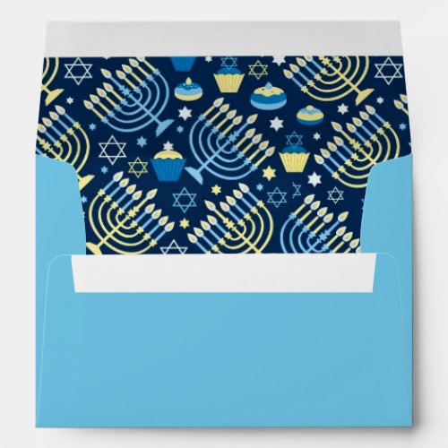 Hannukah Menorah Envelope