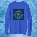 Hannukah Menorah T-Shirt<br><div class="desc">Celebrate eight days and eight nights of the Festival of Lights with Hanukkah cards and gifts. The festival of lights is here. Light the menorah, play with the dreidel and feast on latkes and sufganiyots. Celebrate the spirit of Hanukkah with friends, family and loved ones by wishing them Happy Hanukkah....</div>