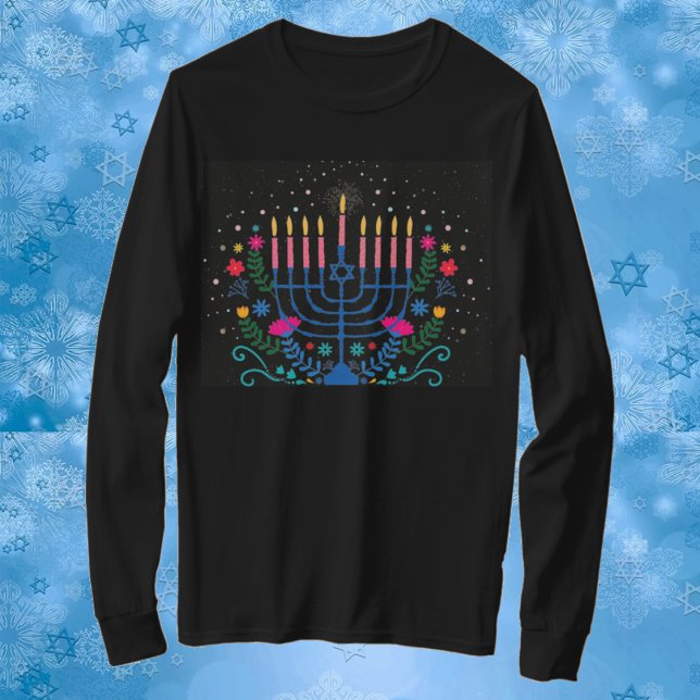 Hannukah Menorah T-Shirt (Creator Uploaded)