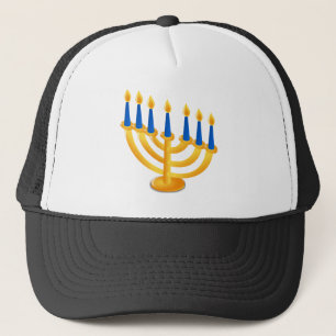 Hannukah Menorah Trucker Hat