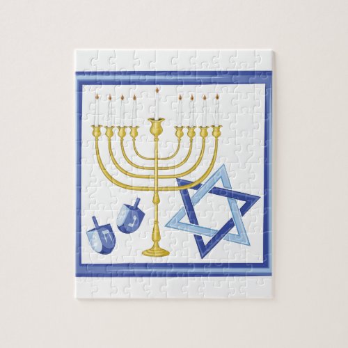 Hannukah Symbols Jigsaw Puzzle