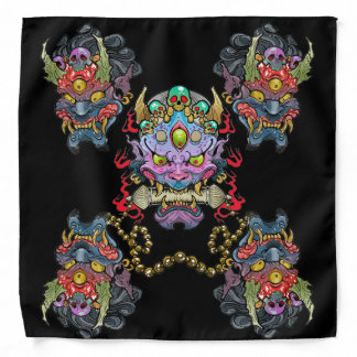 Hannya and Oni Mask Bandana