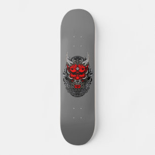 Hannya Demon Design Skateboard, 7¾" Deck