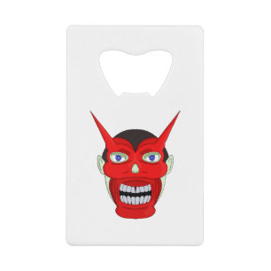 Hannya Japanese Noh Theater Credit Card Bottle Opener