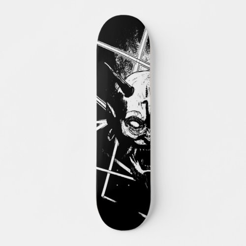 Hannya Mask 8189 _ Variant _ Black  White _ Left Skateboard