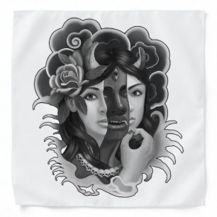 Hannya Mask Japanese Tattoo Gift For Japanese Bandana