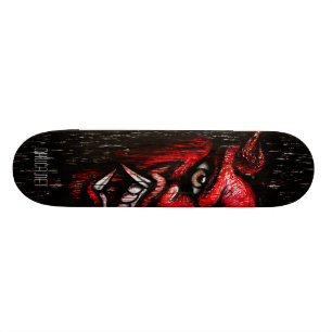 Hannya Mask Skateboard Deck