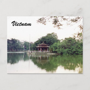 hanoi lake postcard