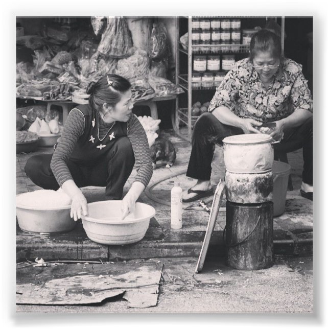 Hanoi Markets Photo Print (Front)
