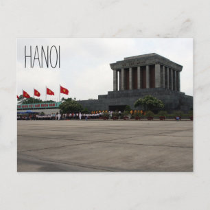 hanoi mausoleum postcard