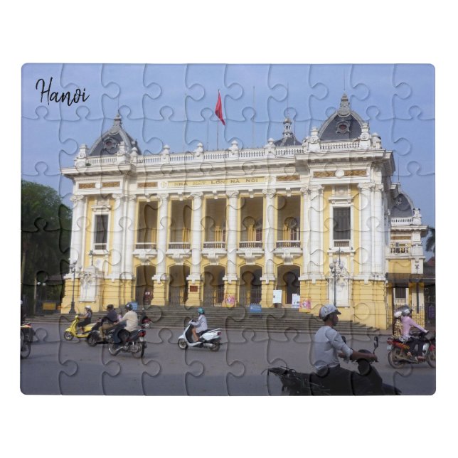 hanoi opera traffic jigsaw puzzle (Puzzle Horizontal)