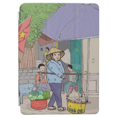 Hanoi Street Hawker Vietnam iPad Air Cover