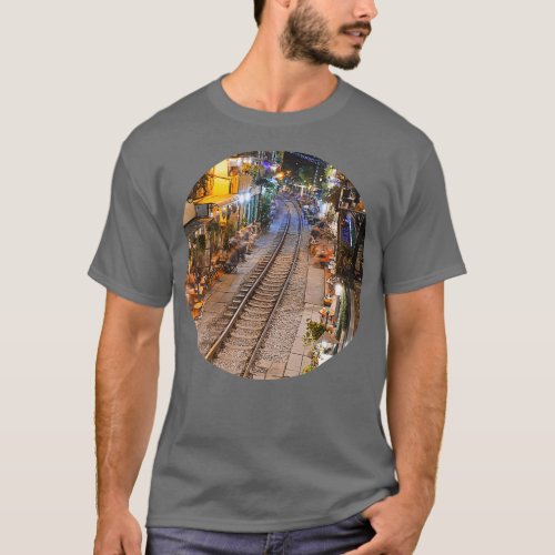 Hanoi Train Street Vietnam T_Shirt