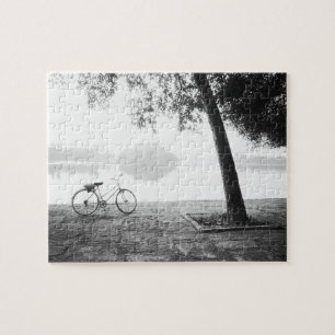 Hanoi Vietnam, Bicycle & Bay Mau Lake Lenin Park Jigsaw Puzzle