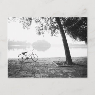 Hanoi Vietnam, Bicycle & Bay Mau Lake Lenin Park Postcard
