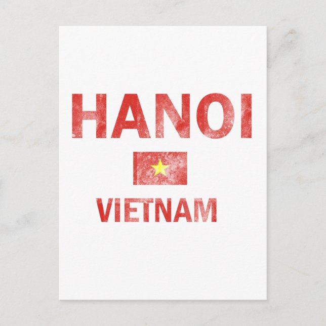 Hanoi Vietnam Designs Postcard (Front)
