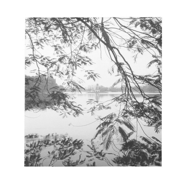 Hanoi Vietnam, Hoan Kiem Lake View Notepad (Front)