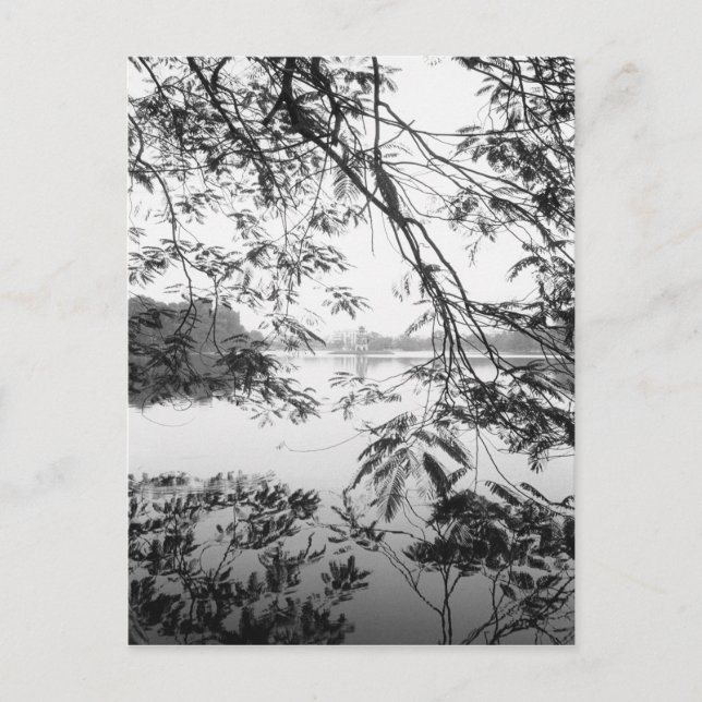 Hanoi Vietnam, Hoan Kiem Lake View Postcard (Front)