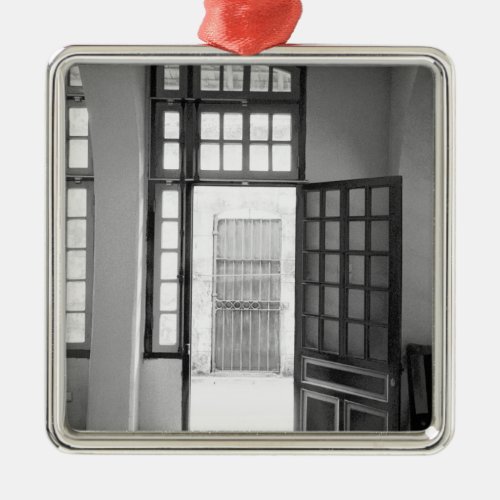 Hanoi Vietnam Inside Hanoi Hilton Prison Metal Ornament