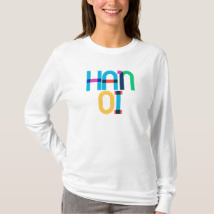 Hanoi Vietnam Pop Art Letters T-Shirt