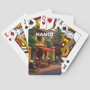 Hanoi Vietnam Travel Poker Cards