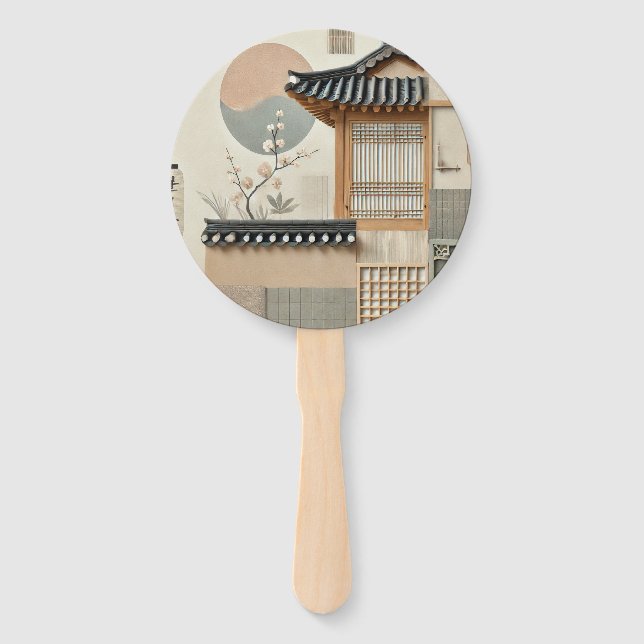 Hanok Hand Fan (Front)