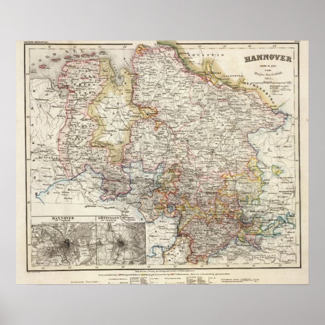 Hanover Region of Germany Poster (Front)