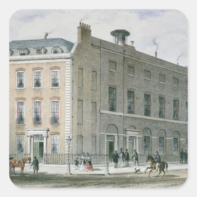 Hanover Square Rooms for Concerts Square Sticker (Front)