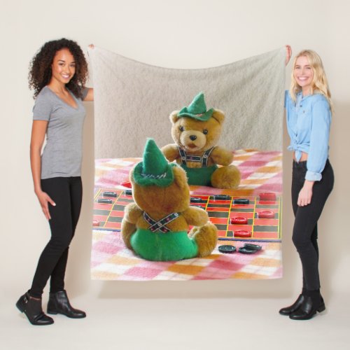 Hans and Yodel Fleece Blanket