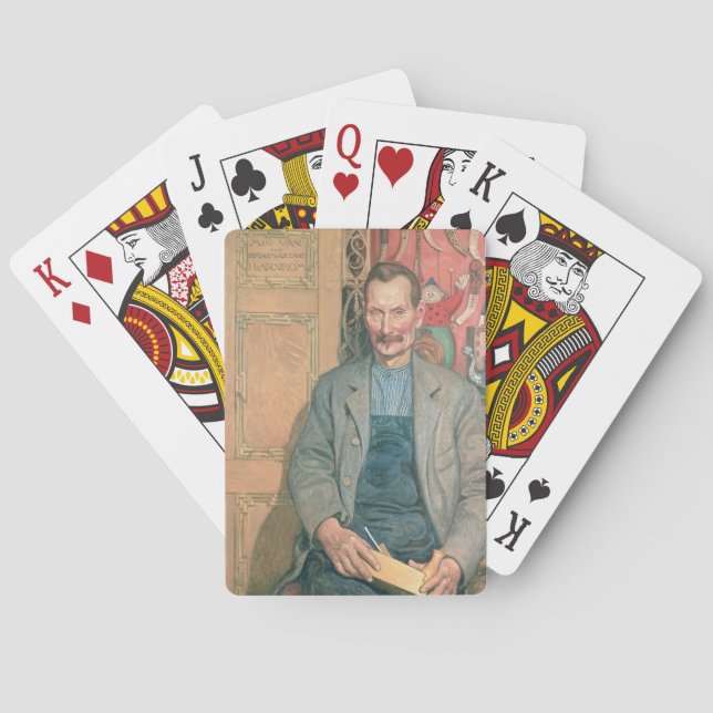 Hans Arnbom, The Carpenter Poker Cards (Back)